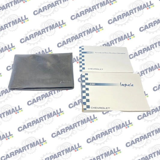 2004 CHEVROLET IMPALA OWNER'S MANUAL WARRANTY INFORMATION BOOK W/ CASE OEM