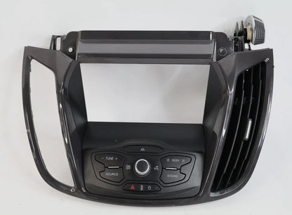 2013-2016 FORD ESCAPE DASH RADIO CONTROL PANEL SWITCH FACEPLATE W/ TRIM BEZEL
