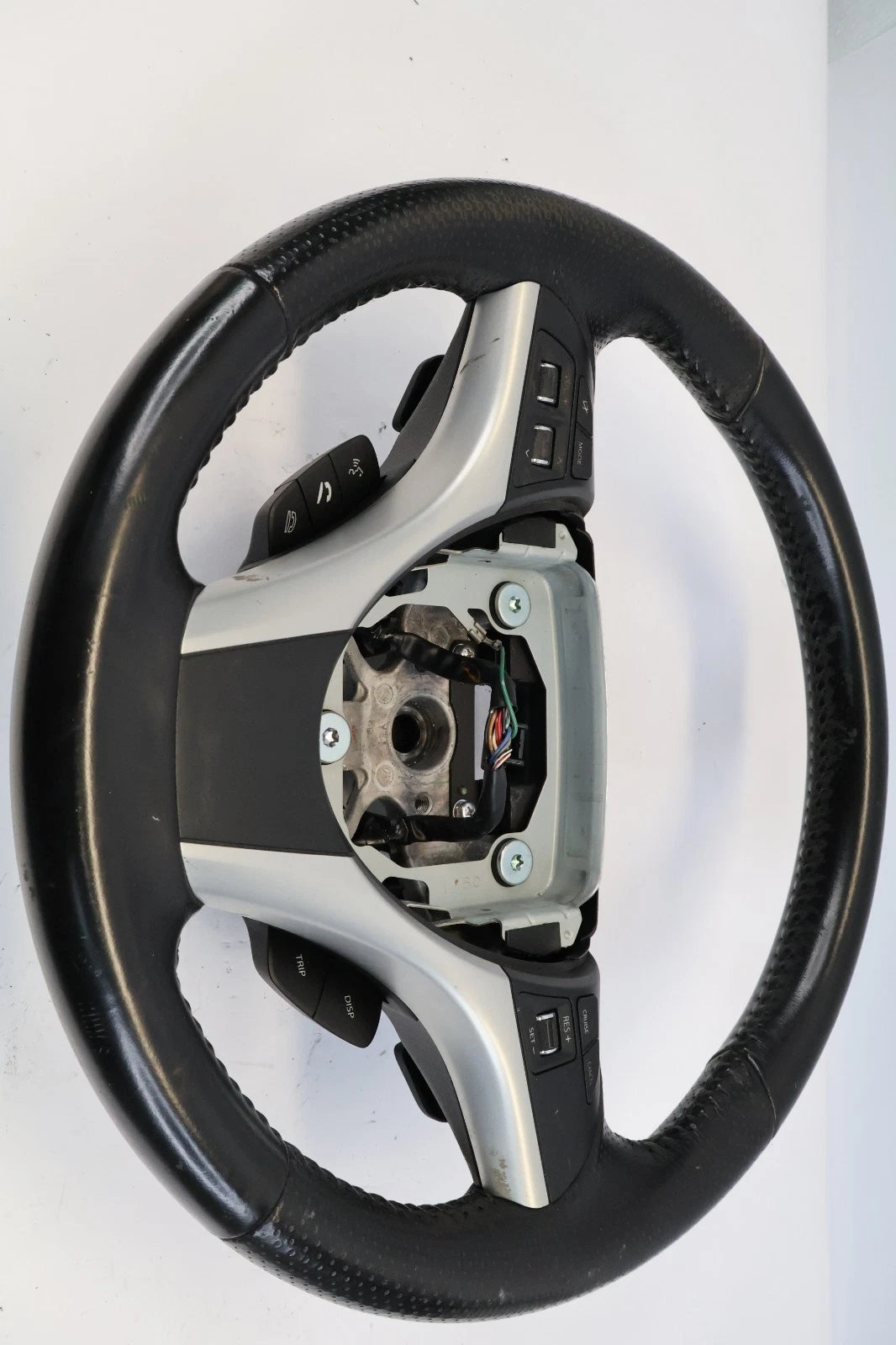 2011 SUZUKI KIZASHI 2.4L LEATHER STEERING WHEEL PADDLE SHIFTER BLACK OEM