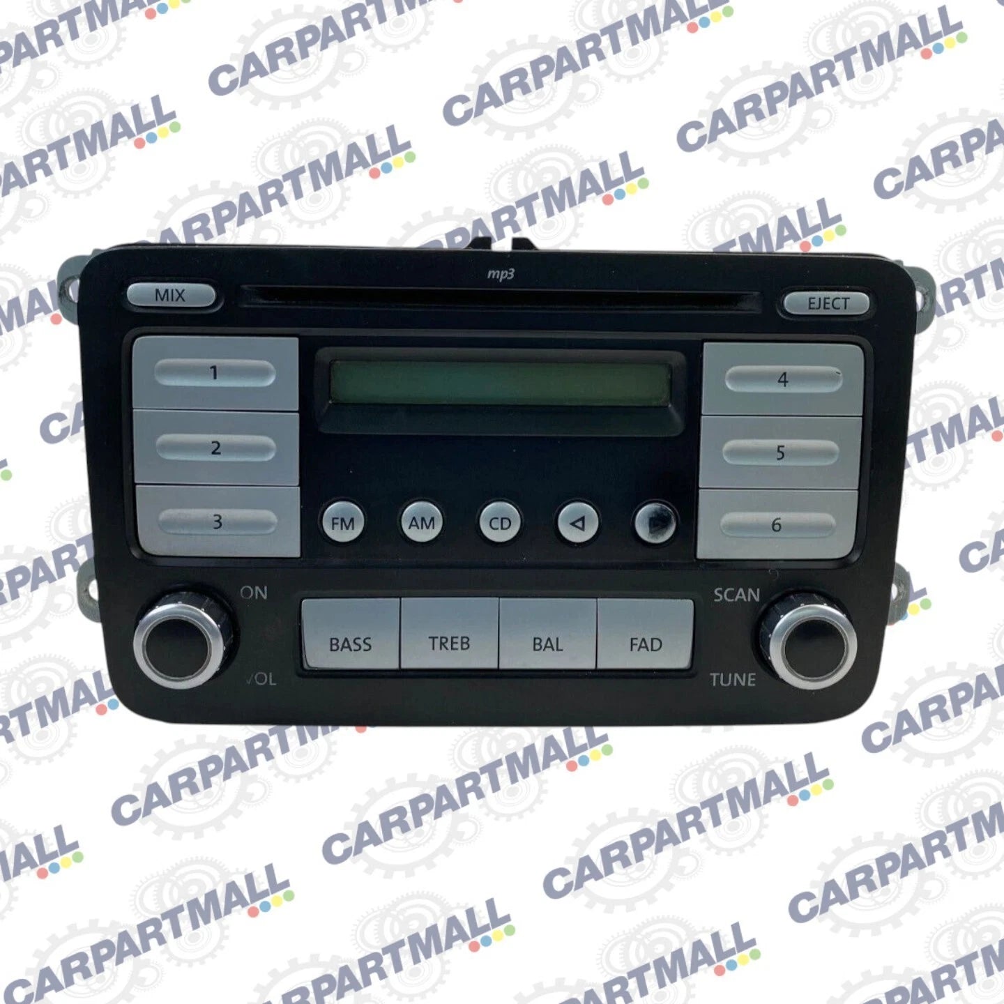 2005-2008 VW VOLKSWAGEN JETTA RADIO AM/FM CD PLAYER RECEIVER 1K0-035-161-C OEM