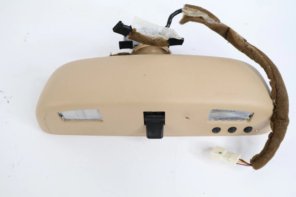 2006-2012 MERCEDES W251 R350 R500 INSIDE REAR VIEW MIRROR AUTO DIM BEIGE OEM