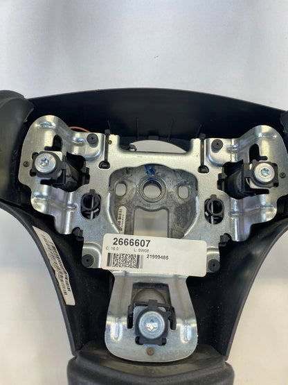 2006-2009 PONTIAC G6 3-SPOKE STEERING WHEEL ASSEMBLY BLACK 21999485 OEM