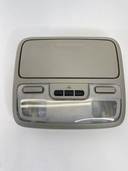 1999-2004 HONDA ODYSSEY OVERHEAD CONSOLE MAP LIGHT HOMELINK TAN UNIT OEM FACTORY