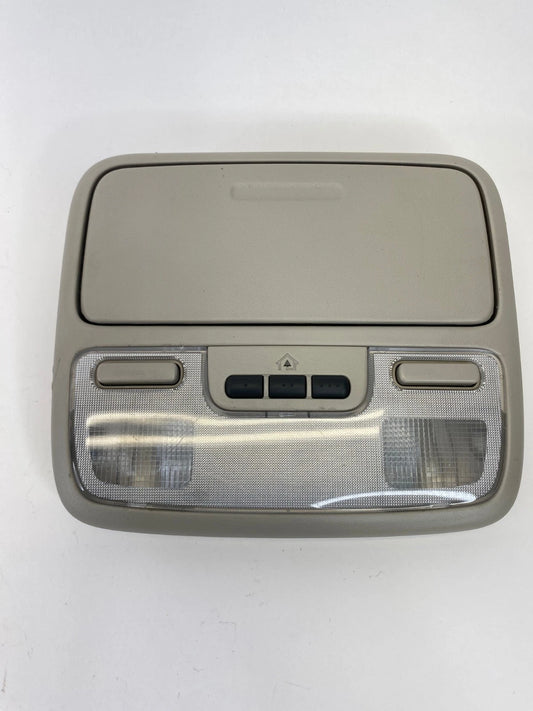 1999-2004 HONDA ODYSSEY OVERHEAD CONSOLE MAP LIGHT HOMELINK TAN UNIT OEM FACTORY
