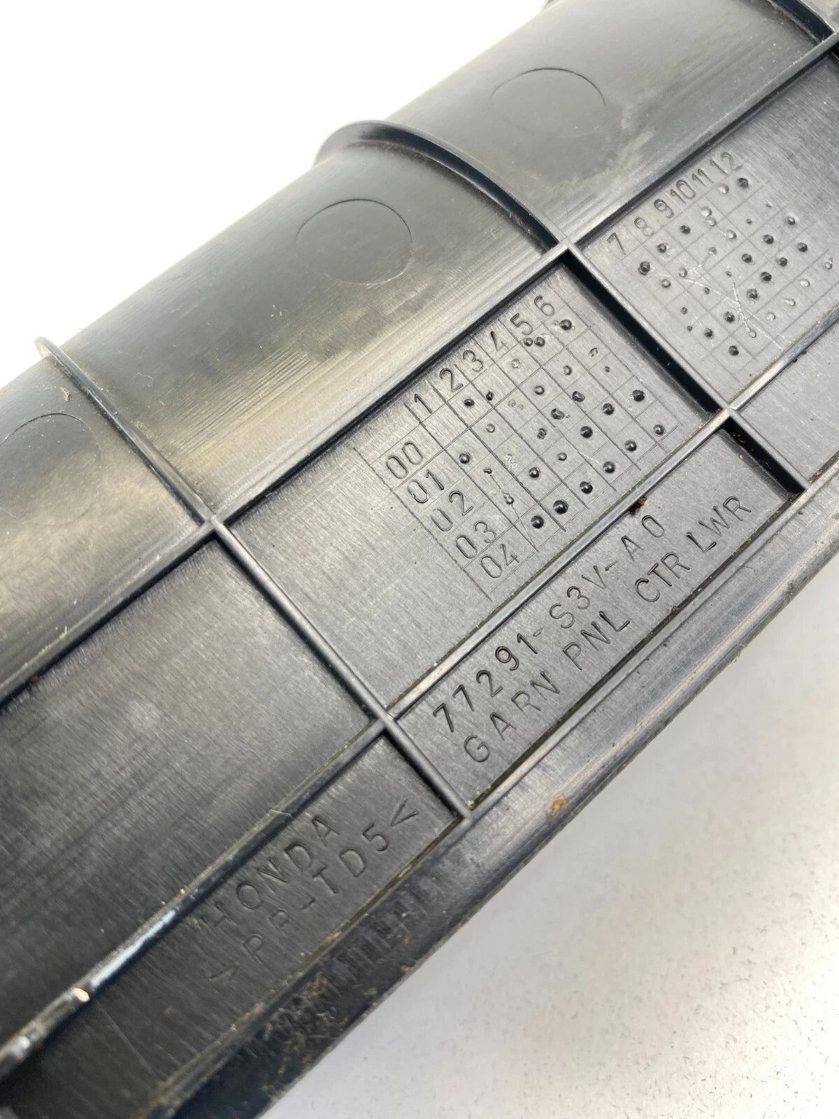 2001-2006 ACURA MDX CENTER CONSOLE STORAGE BOX INSERT COVER TRIM OEM 77291S3VA0