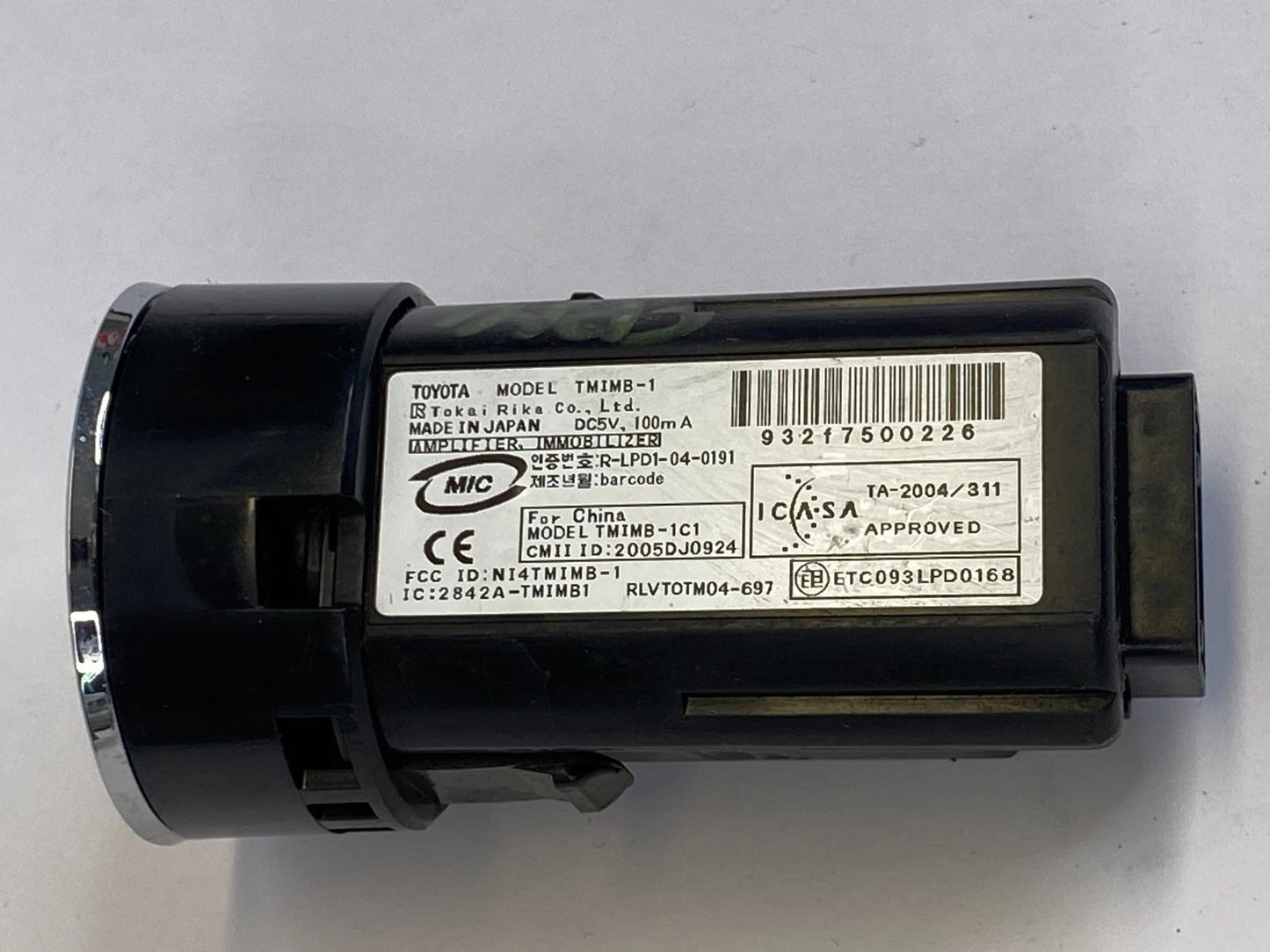 2007-2011 LEXUS GS350 ENGINE IGNITION START STOP SWITCH W/ STEERIN LOCK OEM