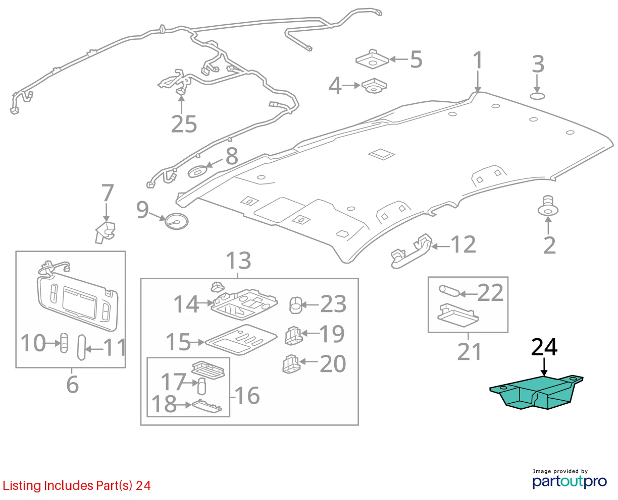 2012-2015 CHEVROLET CAPTIVA SPORT NAVIGATION COMPASS CONTROL MODULE 20860277 OEM