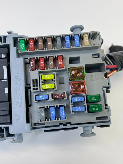 2013-2015 CHEVROLET MALIBU 2.5L INTERIOR FUSE BOX RELAY PANEL UNIT OEM 13222786