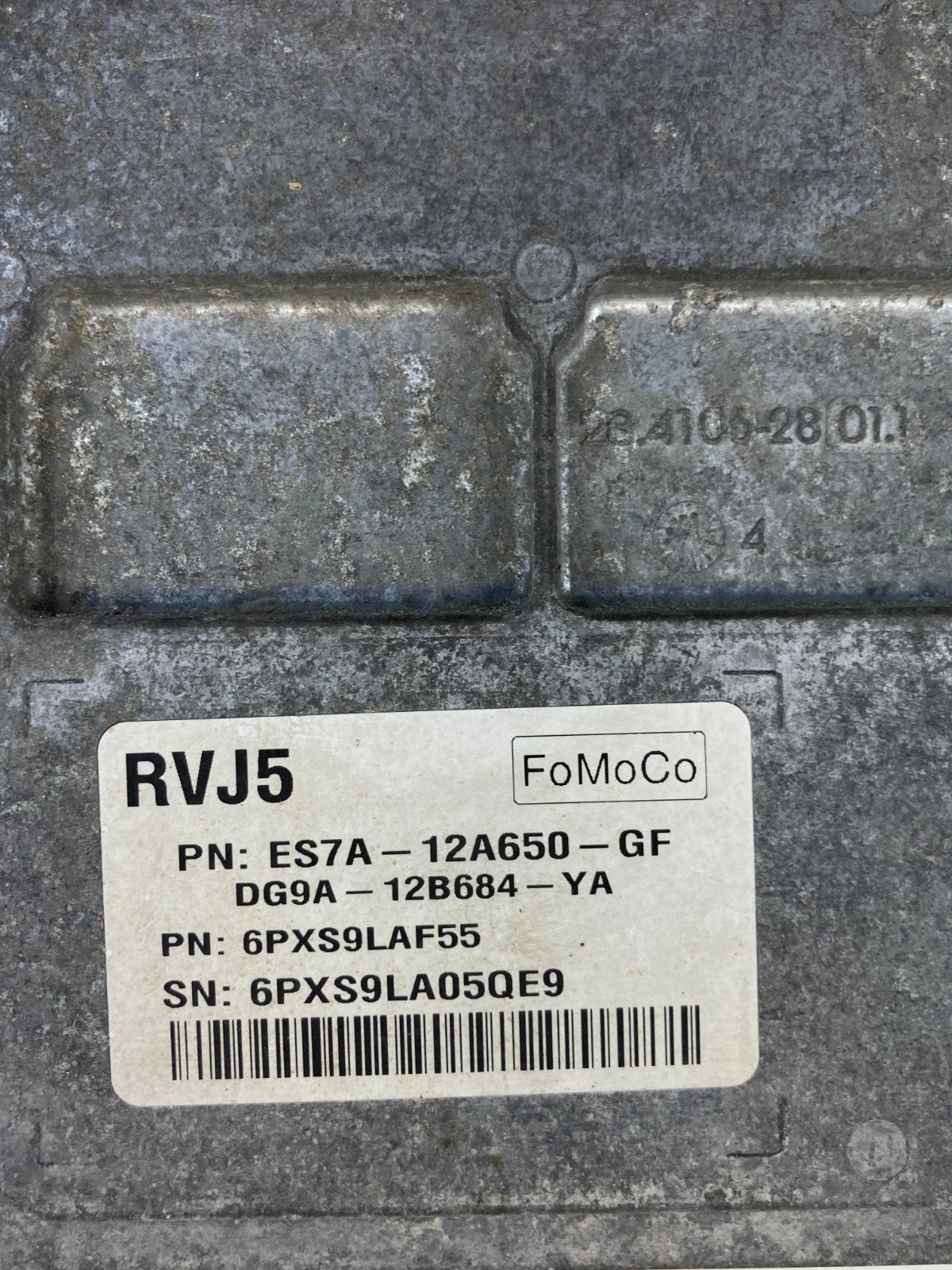14-16 FORD FUSION 2.5L AT ENGINE COMPUTER CONTROL MODULE ECM ES7A-12A650-GF OEM