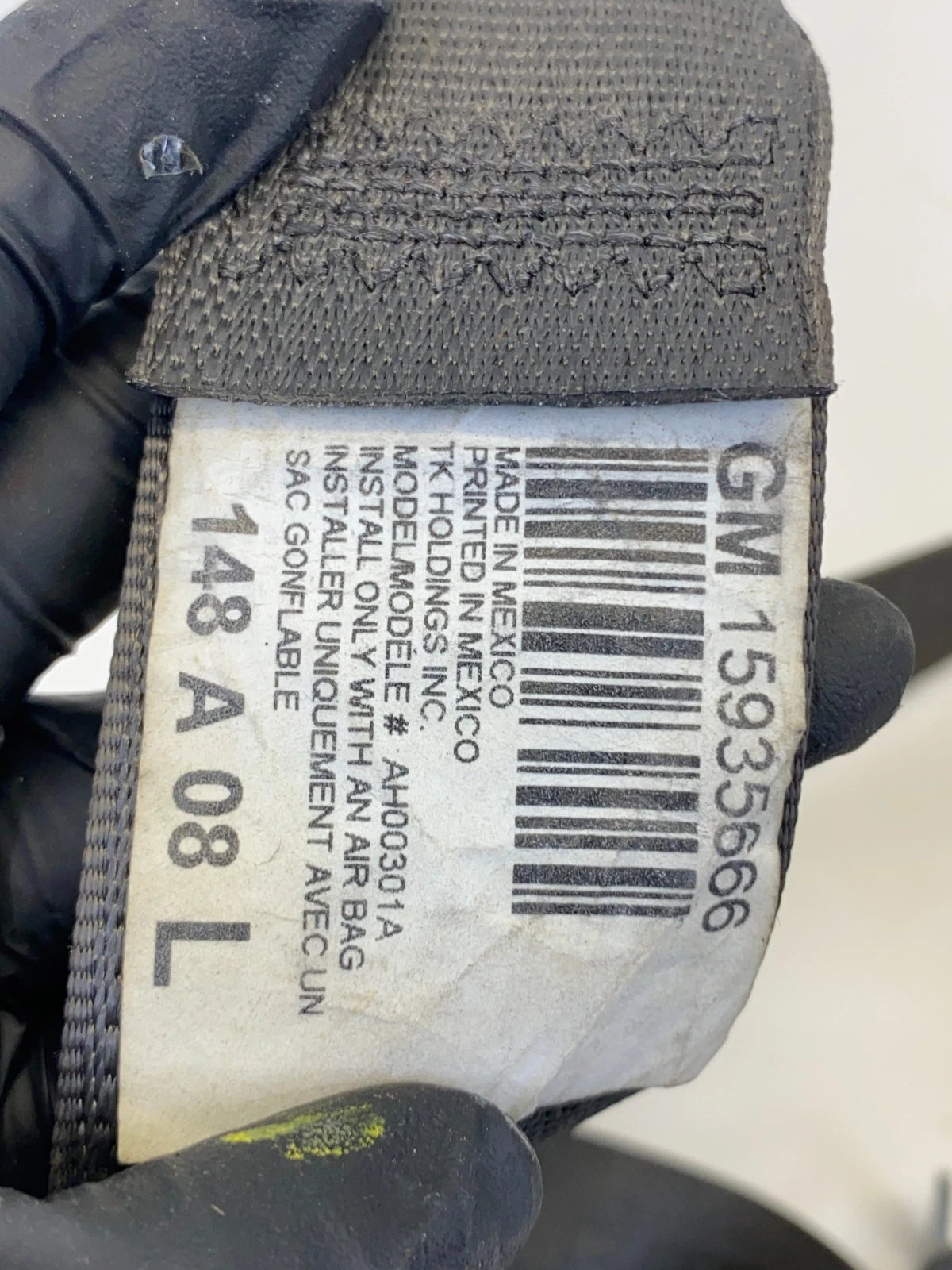 2006-2011 CHEVROLET CHEVY HHR FRONT LEFT DRIVER SEAT BELT RETRACTOR 15935666