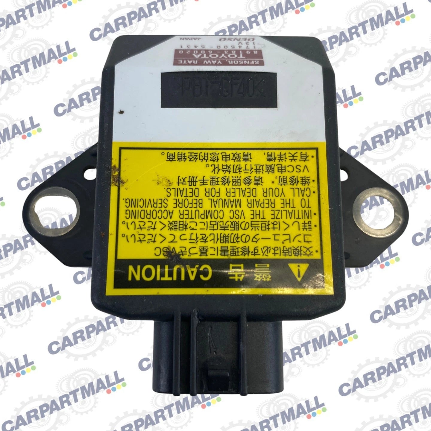 2005-2012 Toyota Avalon Yaw Rate Sensor Control Module 89183-60020 OEM