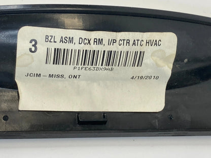 2009-2014 VOLKSWAGEN ROUTAN CLIMATE CONTROL COVER TRIM BEZEL P1FE63DX9AB OEM