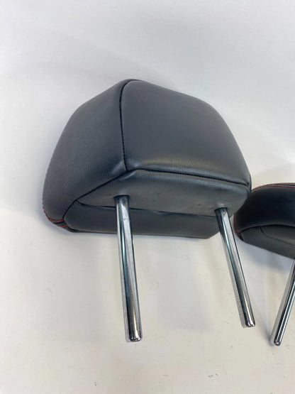 16-20 OUTLANDER SPORT REAR BACK 2ND ROW SEAT HEADREST LEATHER BLACK SET OF 3 OEM