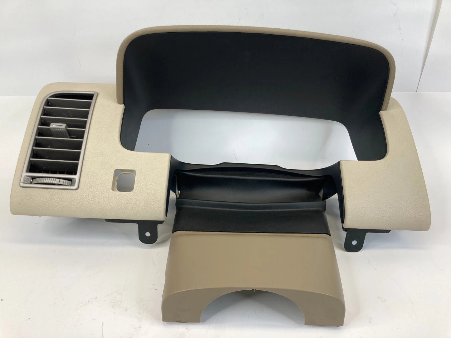 07-10 LINCOLN MKX DASH CLUSTER BEZEL W/ STEERING COLUMN COVER TRIM 7T43-3530-AC