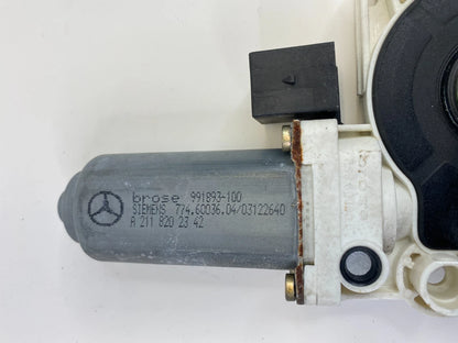 03 04 05 06 MERCEDES BENZ E500 REAR LEFT DOOR POWER WINDOW MOTOR A2118202342 OEM