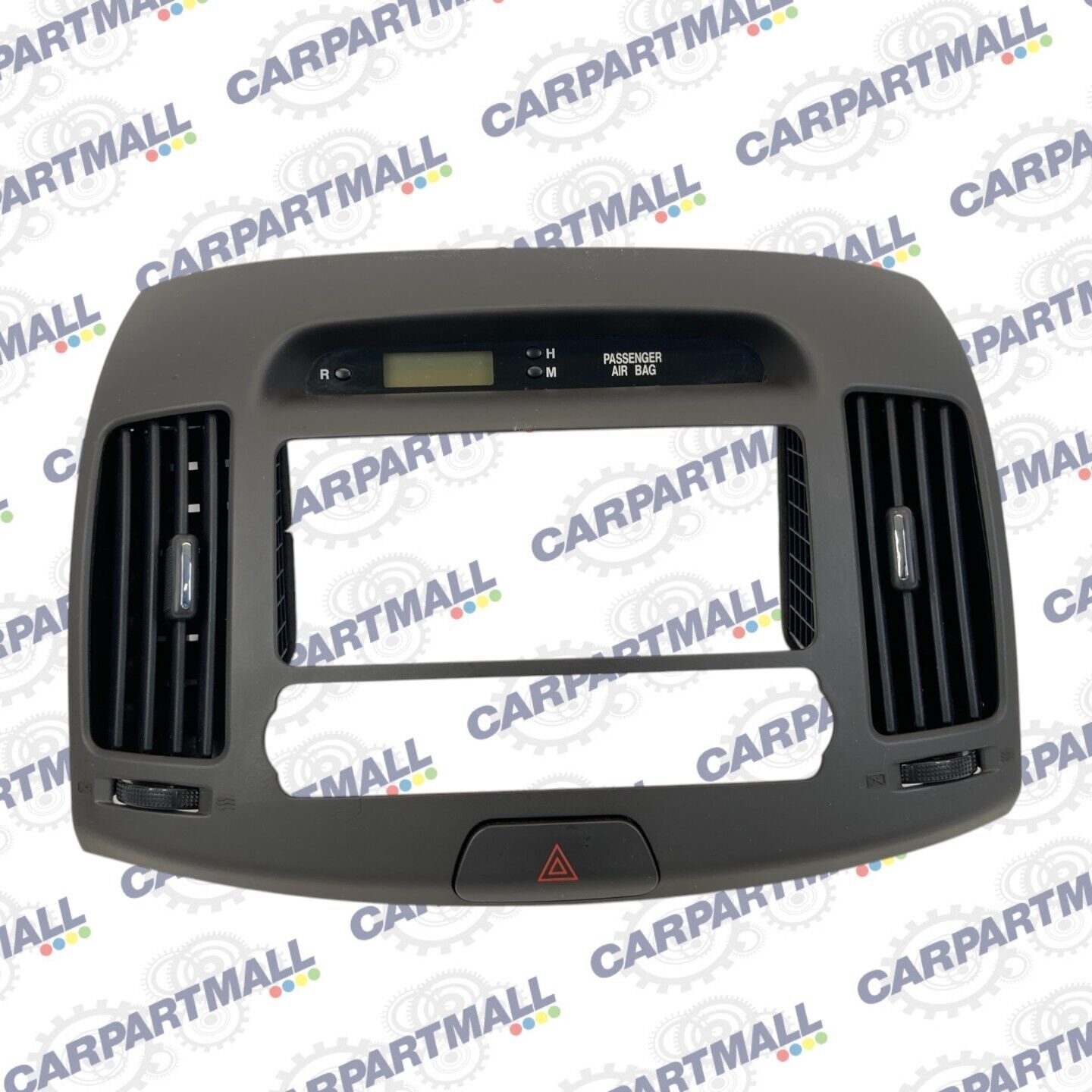 2007-2010 Hyundai Elantra Center Dash Radio Clock Climate Control Trim Bezel OEM