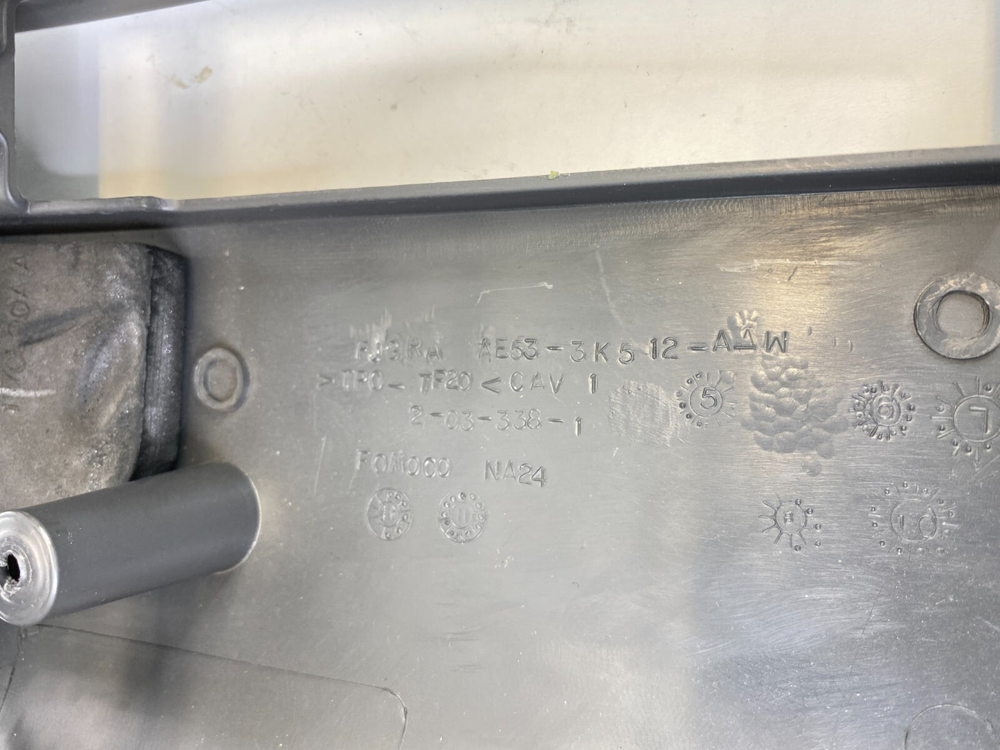 10-12 Ford Fusion Steering Column Upper & Lower Bezel Cover Trim AE53-3K512-A-W