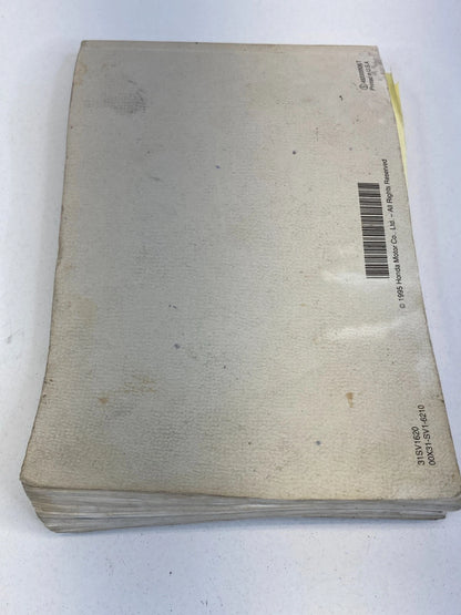1996 96 HONDA ACCORD SEDAN OWNER'S MANUAL BOOK SET OEM