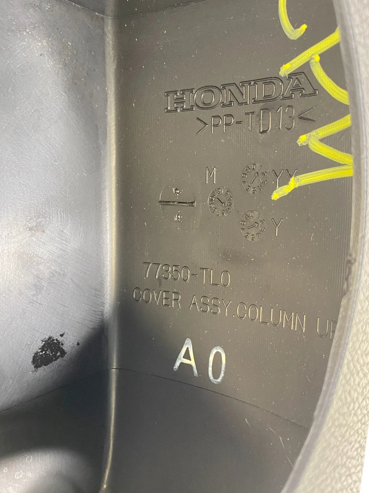 2011-2014 ACURA TSX STEERING COLUMN COVER TRIM SHROUD UPPER LOWER BLACK OEM