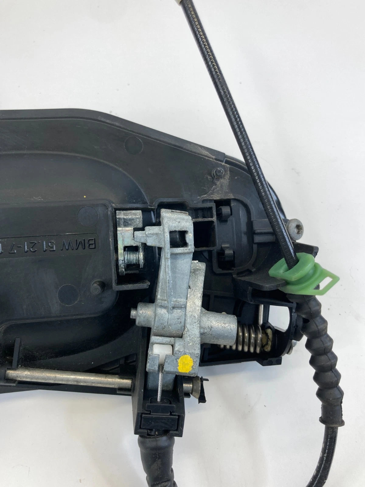 09 10 BMW 535I XDRIVE REAR LEFT EXTERIOR OUTSIDE DOOR HANDLE 51.21-7-199-555 OEM