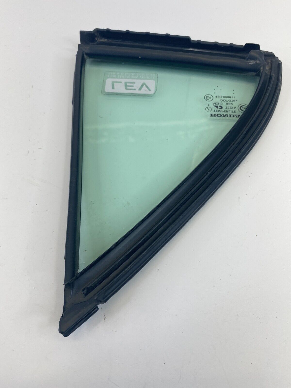 98-02 Honda Accord Sedan Rear Left Side Quarter Vent Window Glass 73491S84A0 OEM