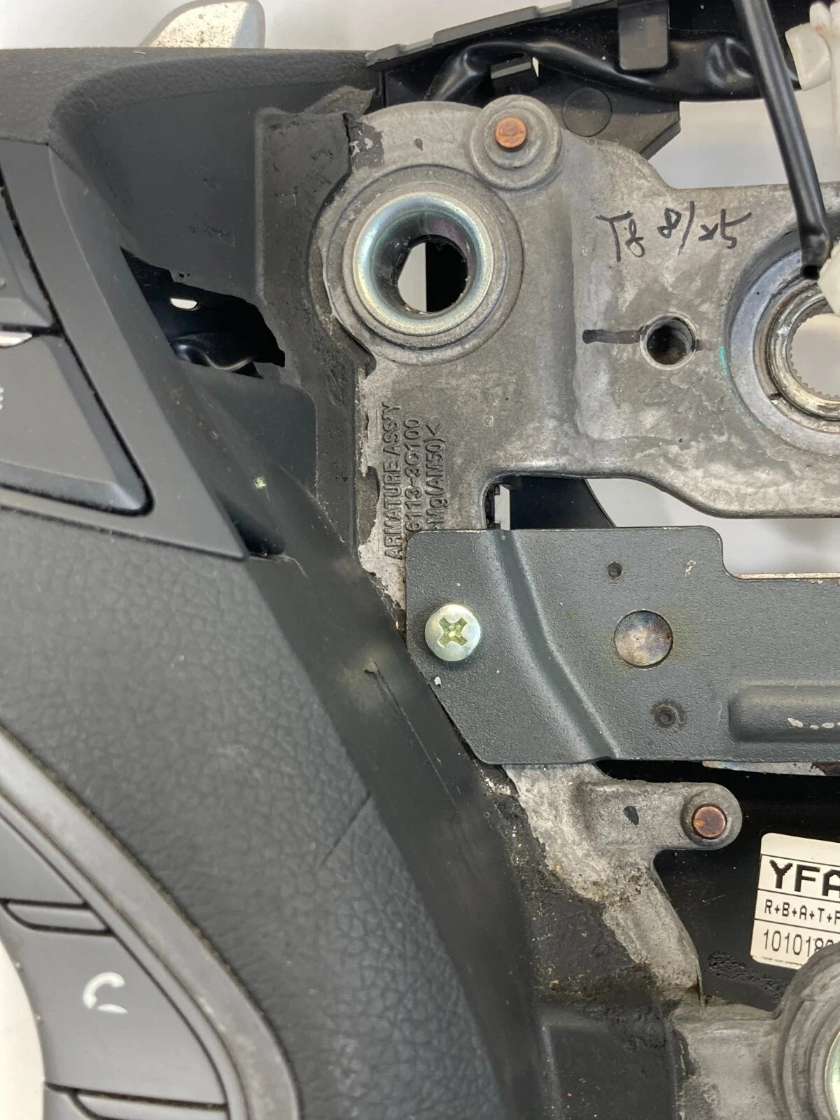 11-14 HYUNDAI SONATA STEERING WHEEL W/ PADDLE AUDIO & CRUISE CONTROL 56110-3Q450