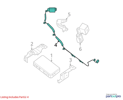 2010-2014 NISSAN MAXIMA AMPLIFIER PHONE COMMUNICATION MODULE 28212-9N00B