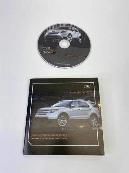 2012 12 FORD EXPLORER OWNERS MANUAL WARRANTY GUIDE BOOK W/ CASE OEM