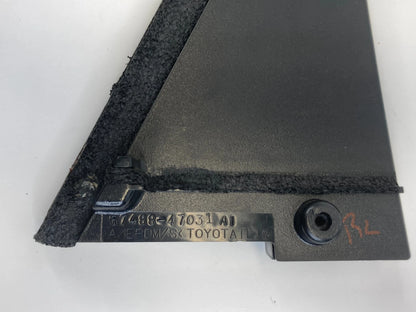 04-09 TOYOTA PRIUS REAR LEFT SIDE DOOR INNER SEAL CORNER COVER 67488-47031 OEM