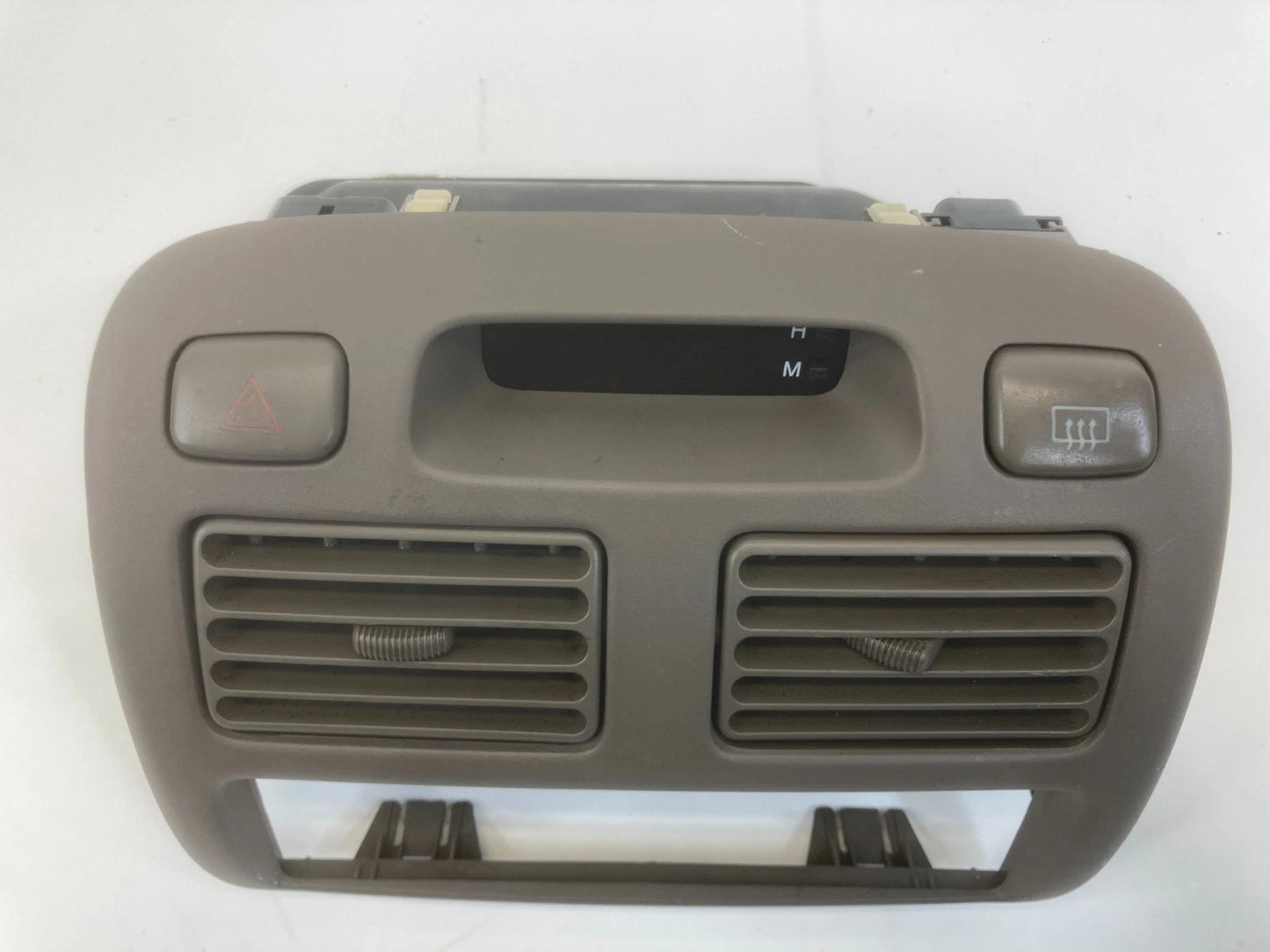 1998-2002 TOYOTA COROLLA CENTER DASH A/C VENT BEZEL TRIM W CLOCK 55660-02010 OEM