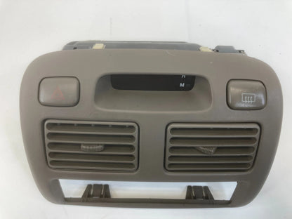 1998-2002 TOYOTA COROLLA CENTER DASH A/C VENT BEZEL TRIM W CLOCK 55660-02010 OEM