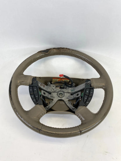 02-05 FORD EXPLORER MOUNTAINEER STEERING WHEEL W/ CRUISE & AUDIO CONTROL SWITCH