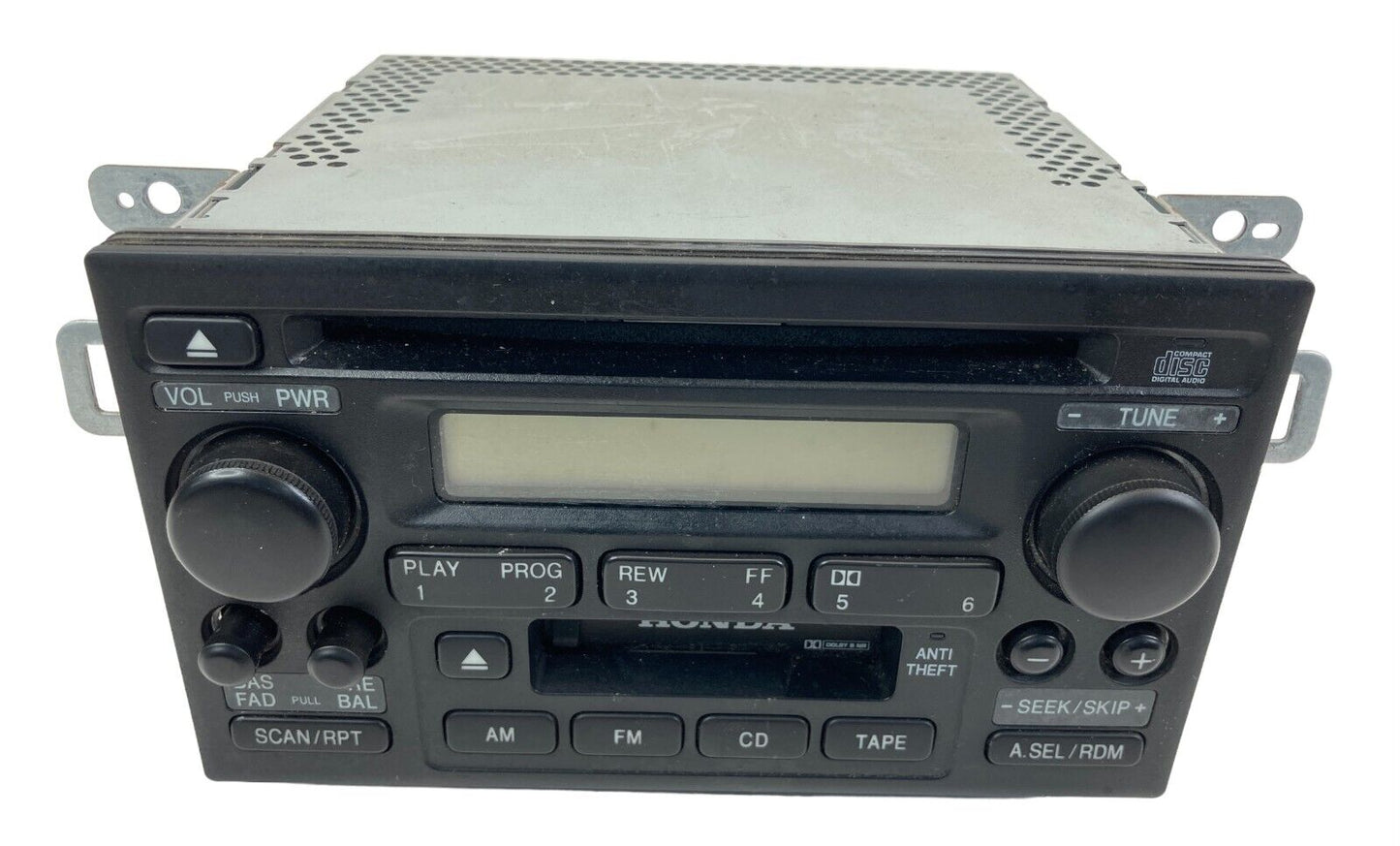 2002 02 Honda Accord AM FM Radio Receiver Player CD Cassette 39101-S84-A510 OEM