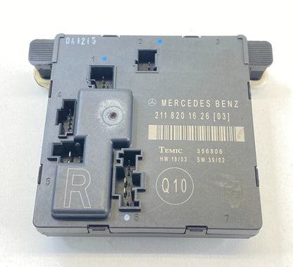 2003-2006 MERCEDES-BENZ E500 REAR RIGHT DOOR CONTROL MODULE UNIT 2118201626 OEM