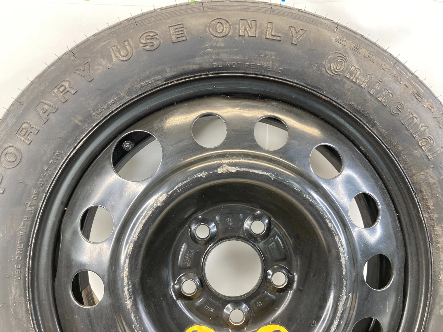 2003-2005 JAGUAR S-TYPE EMERGENCY SPARE TIRE WHEEL COMPACT DONUT T145/80R16 OEM