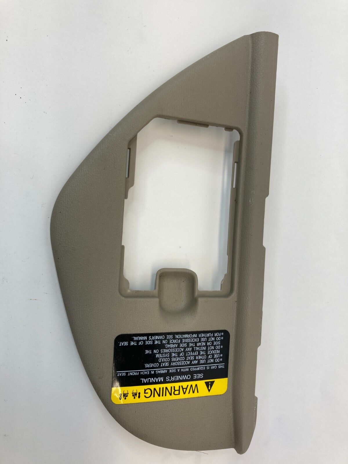 07-09 Hyundai Elantra Dash Left Driver End Cap Cover Pad Trim Panel 84716-2H000