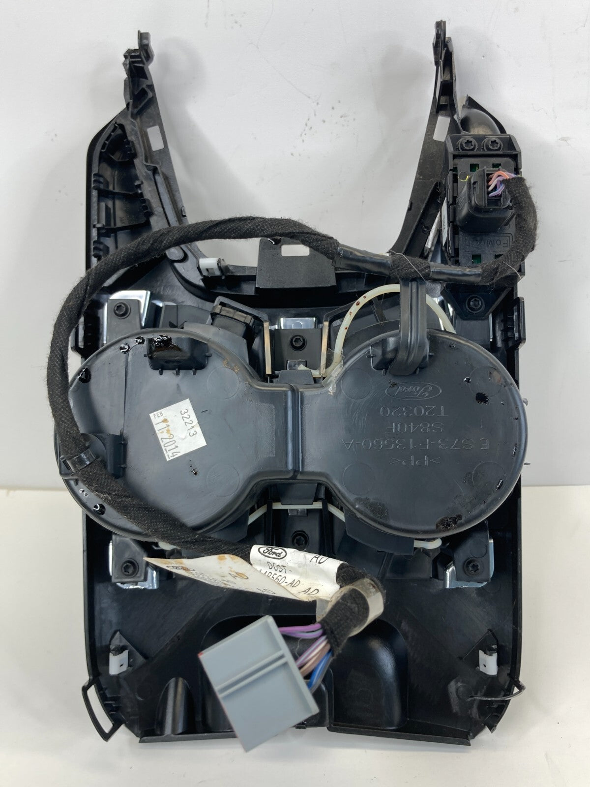 2013-2016 Ford Fusion Front Console Dual Drink Cup Holder DG9T-14B560-AD