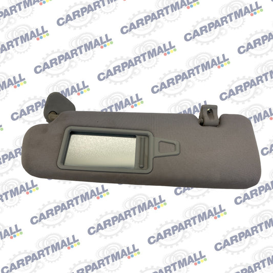2011-2014 Hyundai Sonata Left Driver Sunvisor Sun Visor Cloth Gray OEM