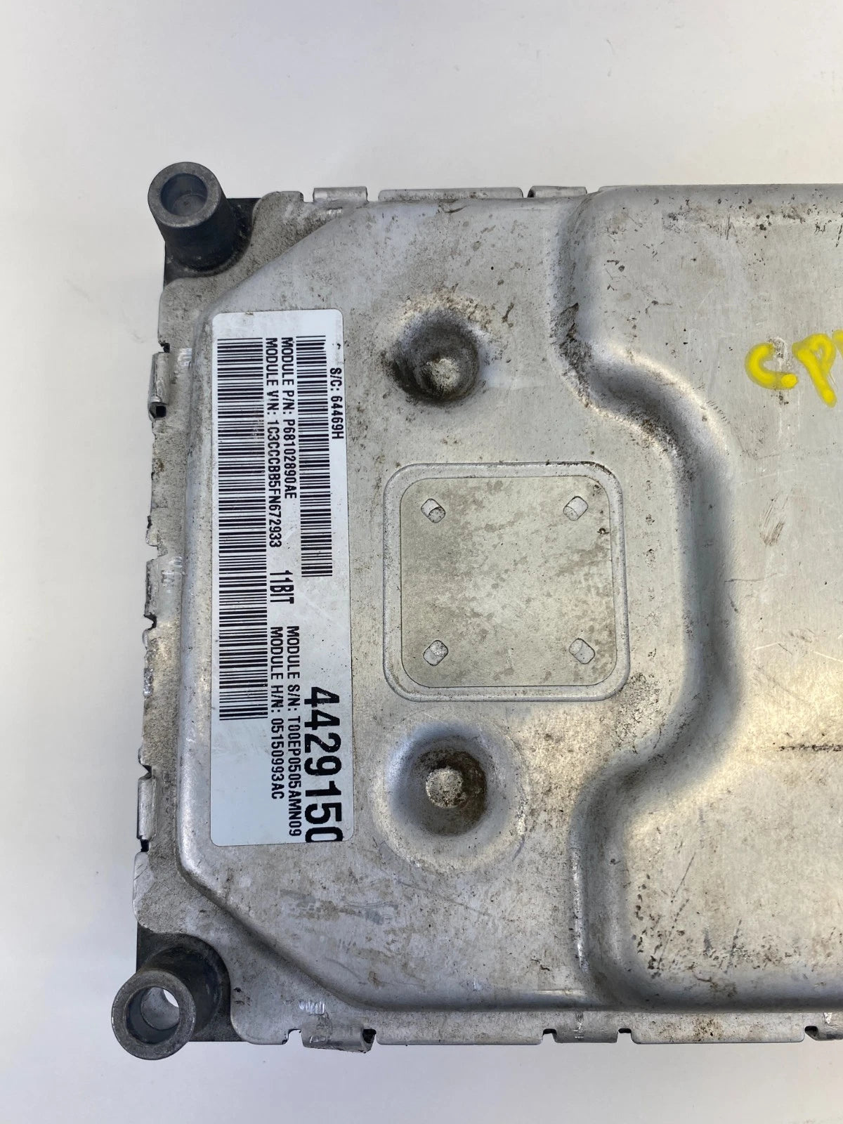 2015 CHRYSLER 200 2.4L L4 A/T ENGINE CONTROL MODULE COMPUTER ECM ECU 05150993AC