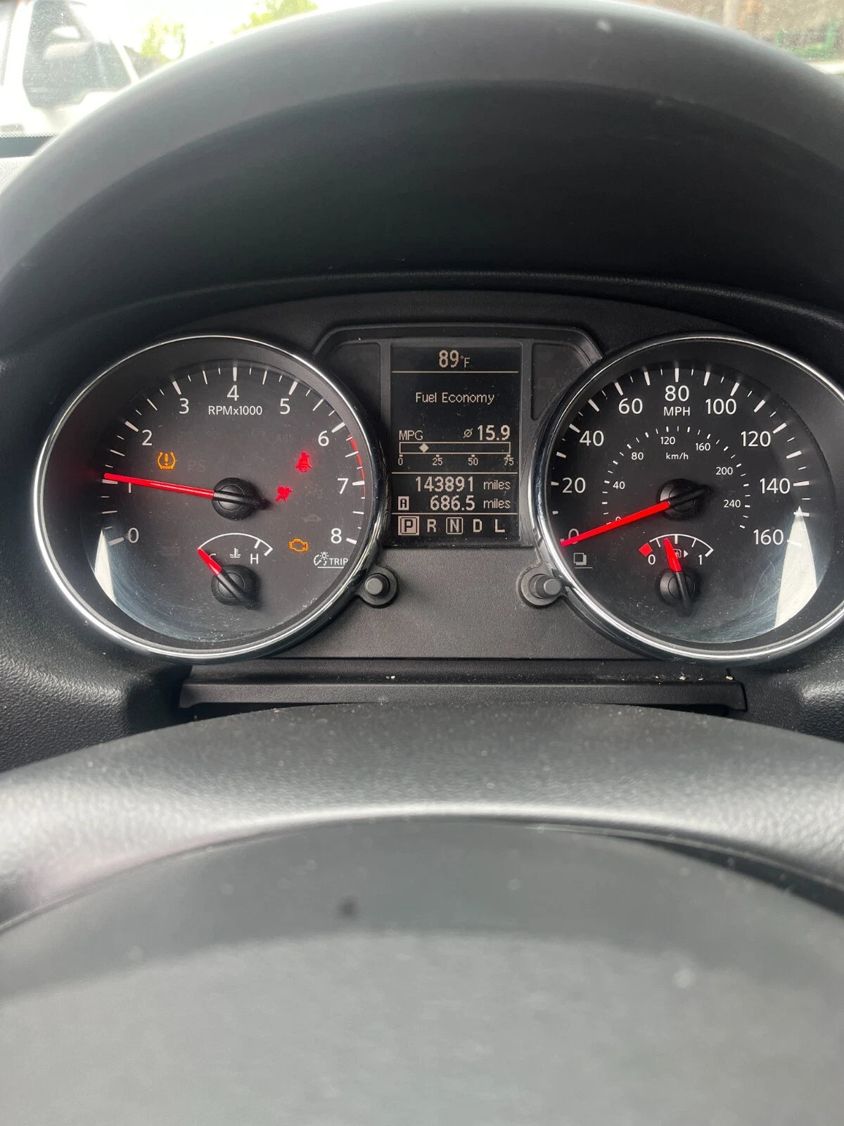 11-13 NISSAN ROGUE 2.5L AT SPEEDOMETER INSTRUMENT CLUSTER 24810-1VK0A OEM