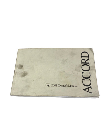 2001 HONDA ACCORD 2-DOOR OWNERS MANUAL HANDBOOK BOOK OEM