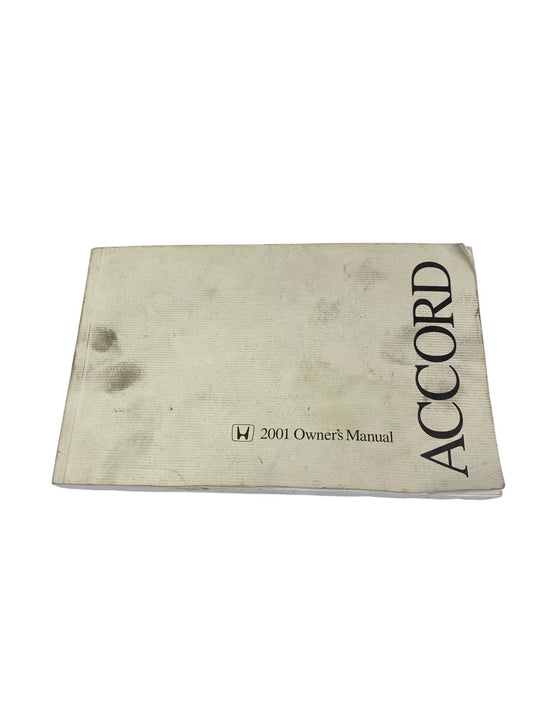 2001 HONDA ACCORD 2-DOOR OWNERS MANUAL HANDBOOK BOOK OEM