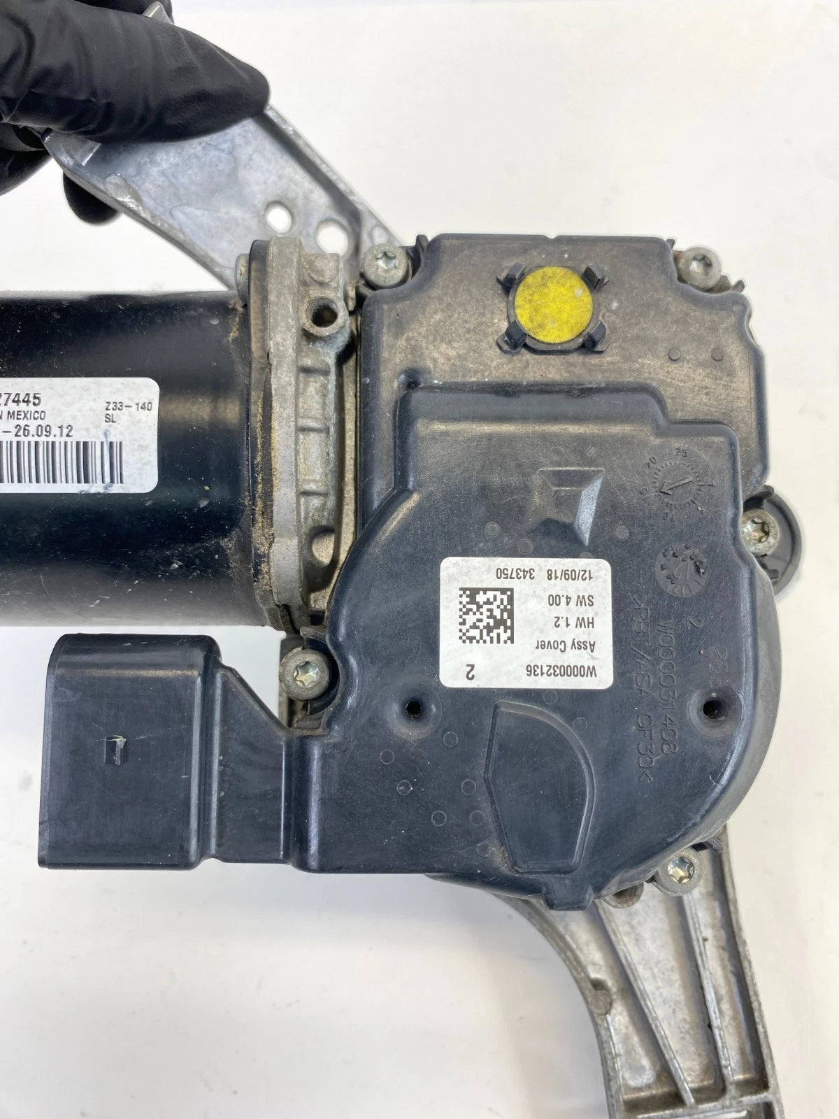 2013-2019 FORD ESCAPE FRONT RIGHT SIDE WINDSHIELD WIPER MOTOR ASSY CJ54-17504