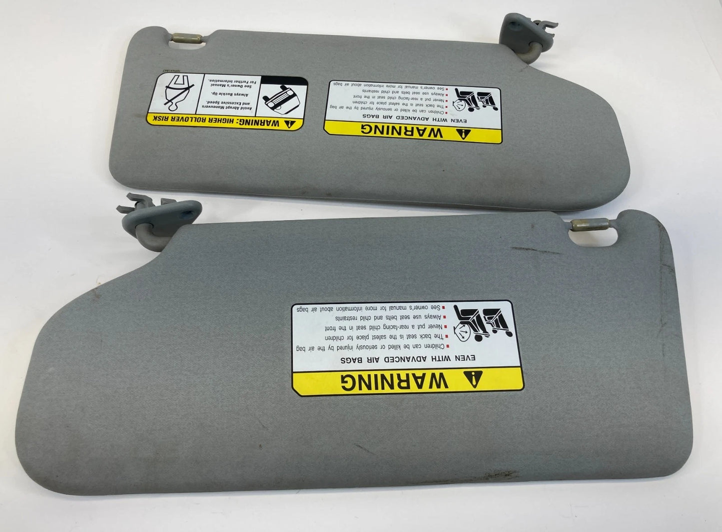 2011 2012 Outlander Sport Driver & Passenger Sunvisor Sun Visor Pair SET OEM