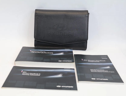 2011 HYUNDAI SONATA OWNERS MANUAL SET WITH CASE USER GUIDES BOOKLETS OEM FACTORY
