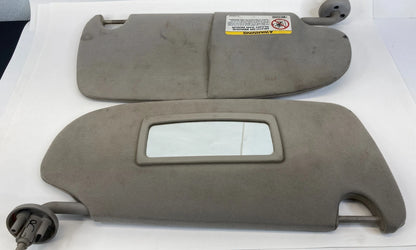 2002-2005 DODGE RAM 1500 ROOF LEFT & RIGHT SUNVISOR SUN VISOR SHADE PAIR OEM