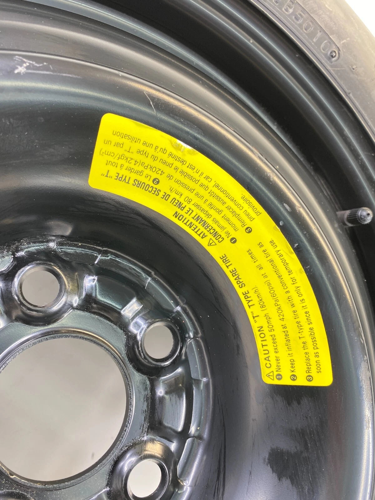 2009-2013 SUBARU FORESTER SPARE TIRE RIM WHEEL COMPACT DONUT T155/70D17 110M