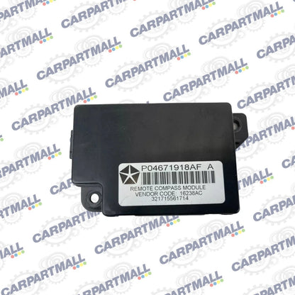 2008 08 CHRYSLER TOWN & COUNTRY REMOTE COMPASS CONTROL MODULE 04671918AF OEM