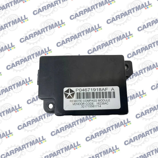 2008 08 CHRYSLER TOWN & COUNTRY REMOTE COMPASS CONTROL MODULE 04671918AF OEM