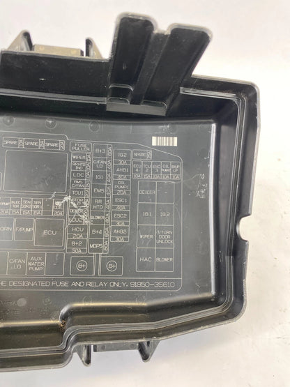 2011-2015 HYUNDAI SONATA HYBRID ENGINE FUSE BOX BLOCK COVER LID OEM 91950-3S610